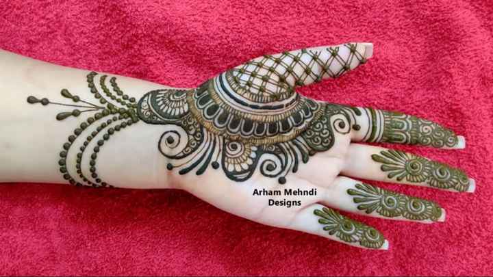 Easy Beautiful Heena Mehndi Design for Hand || Arham Mehndi Designs -  YouTube-omiya.com.vn